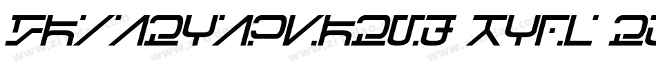 GrunionScript Bold Italic字体转换